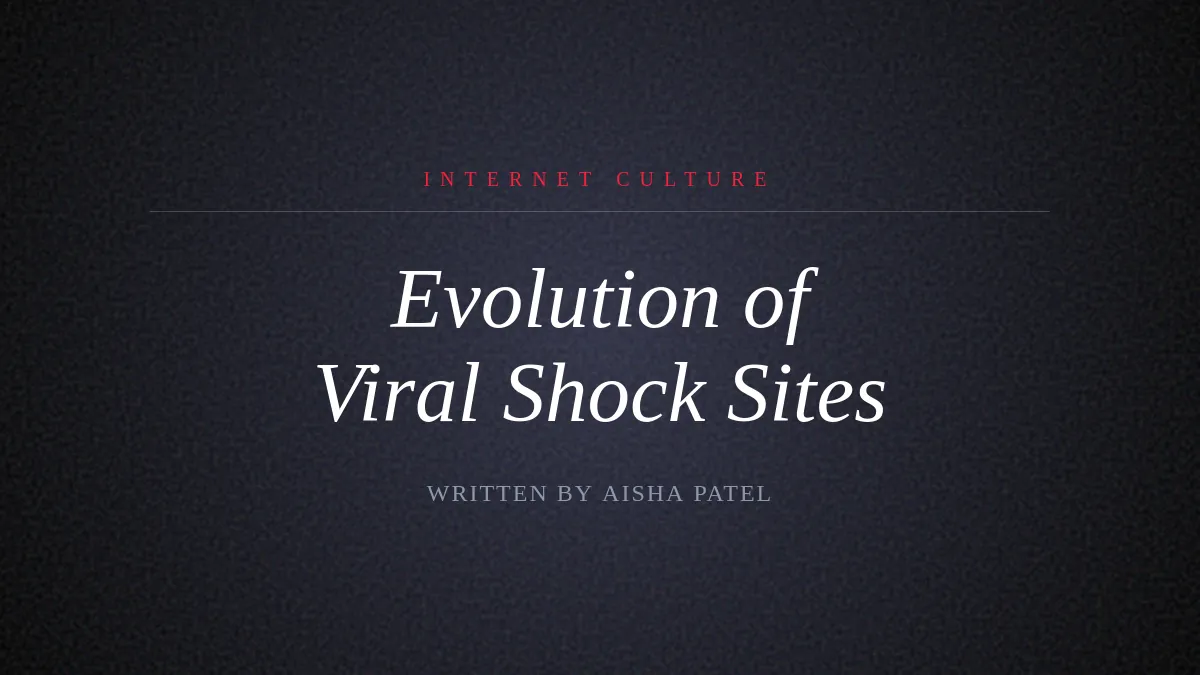 The Evolution of Viral Shock Sites: From Rickrolls to Kexart’s Open Gallery